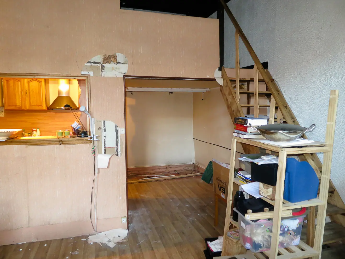 Rénovation canut mezzanine métal Lyon Croix-Rousse