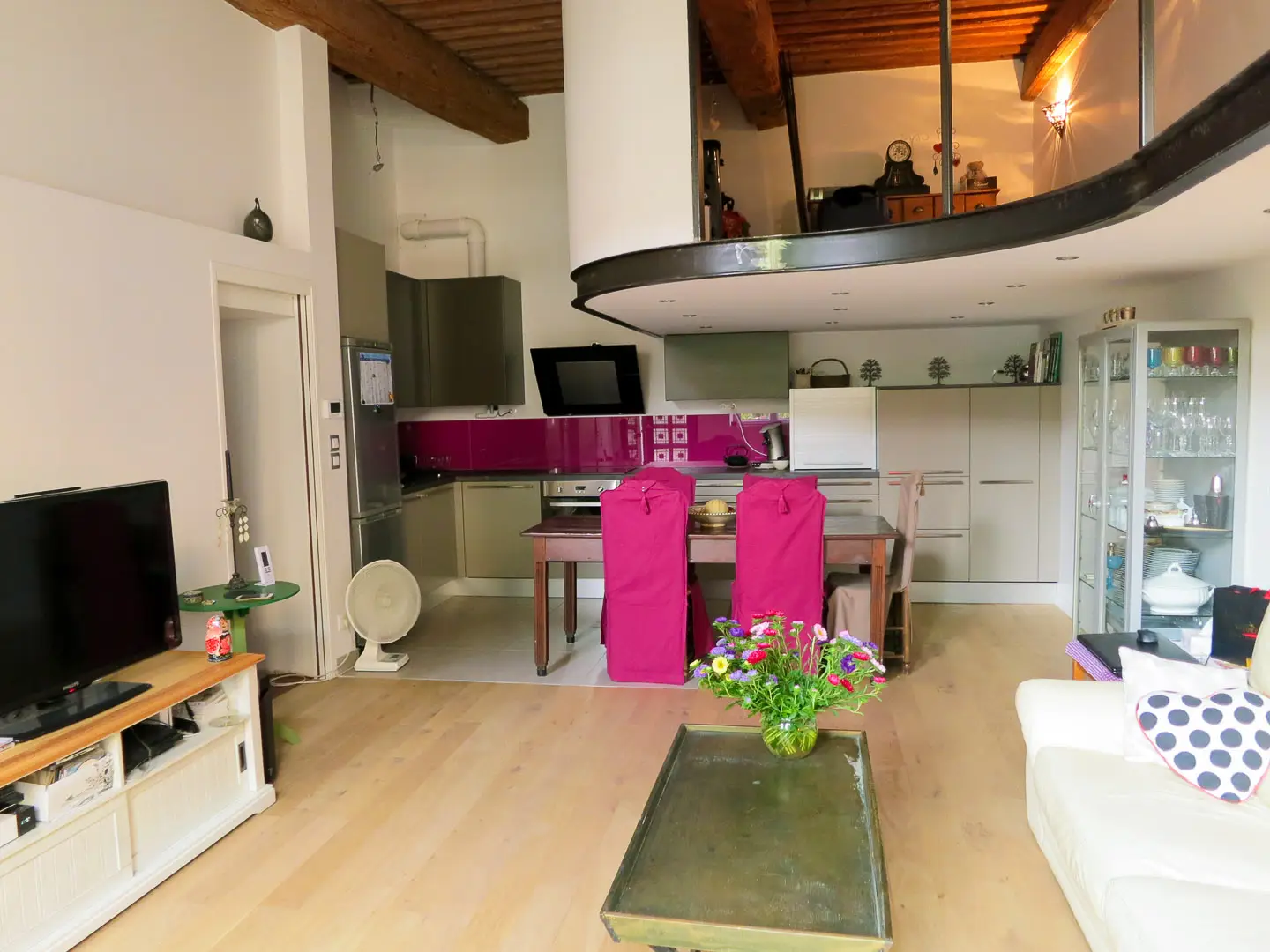 Construction appartement canut mezzanine métal bois Lyon Croix-Rousse