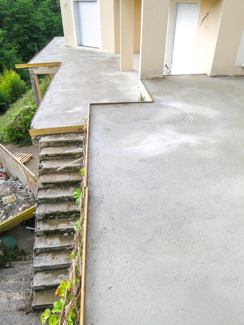 Construction rénovation étanchéité terrasse Charbonnières-les-Bains